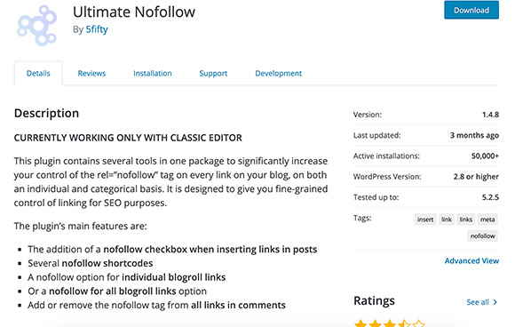Image of Ultimate NoFollow in WordPress Ecosystem